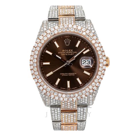 brown dial rolex|rolex datejust 41mm 126331.